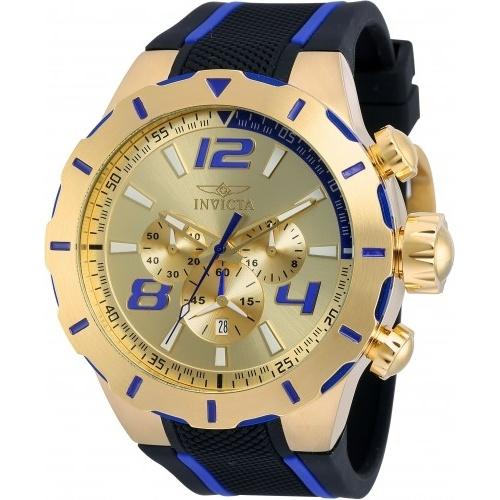Invicta Men's 20107 S1 Rally Black and Blue Polyurethane Watch
