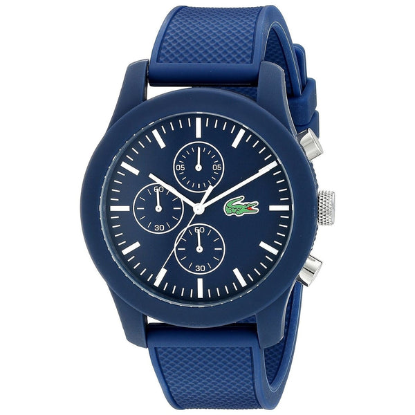 Lacoste Men's 2010824 Casual Chronograph Blue Silicone Watch