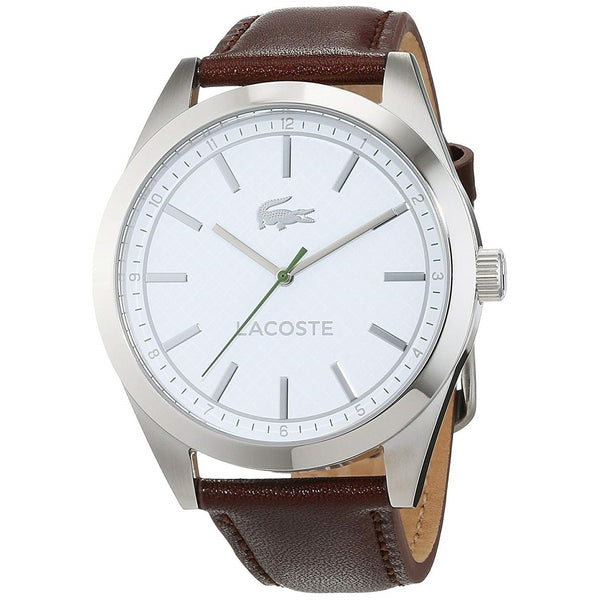 Lacoste Men's 2010893 Edmonton Brown Leather Watch