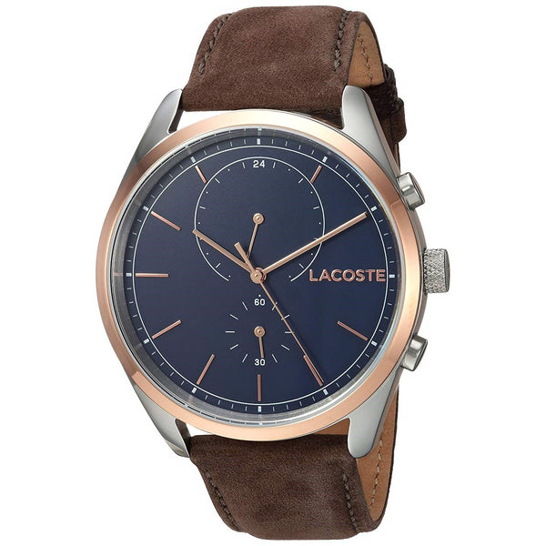Lacoste Men's 2010917 San Diego Brown Leather Watch
