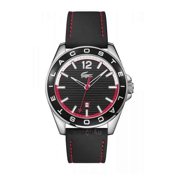 Lacoste Men's 2010929 Westport Black Silicone Watch