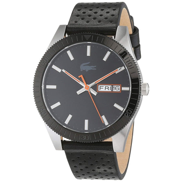 Lacoste Men's 2010982 Legacy Black Leather Watch