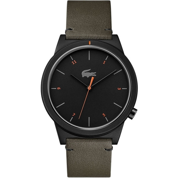 Lacoste Men's 2010991 Motion Green Leather Watch