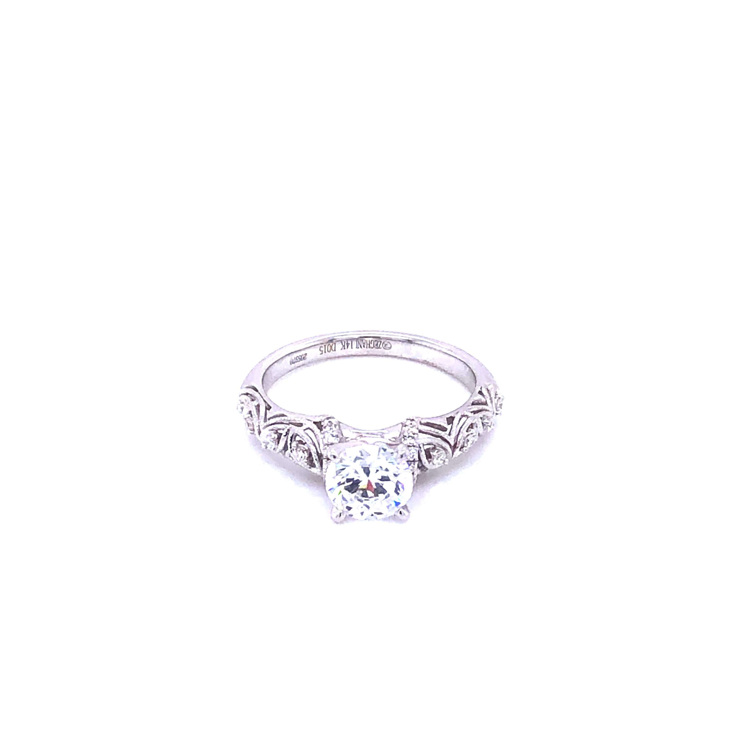 Zeghani White Gold Nature Lover Engagement Ring