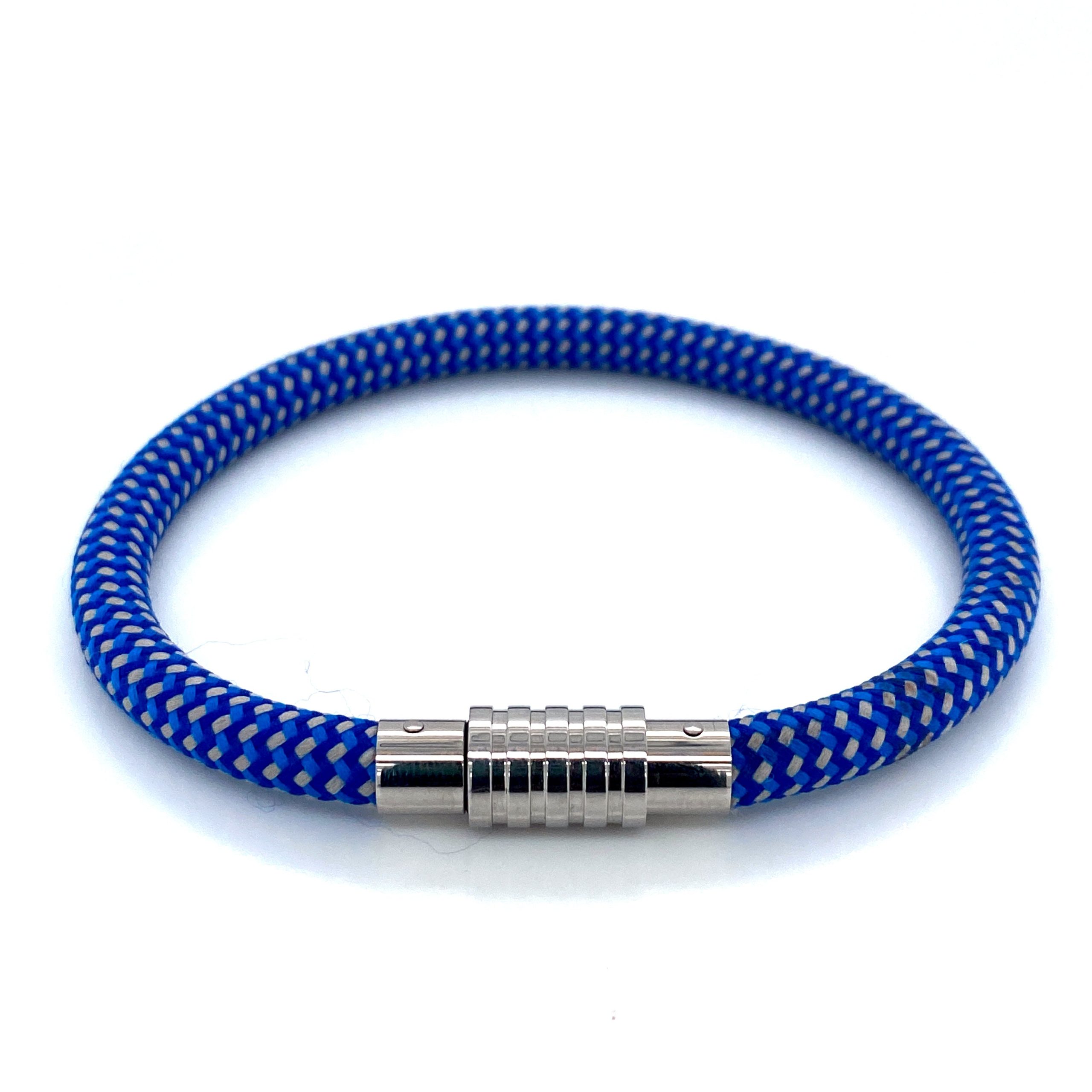 Blue Nylon Bracelet
