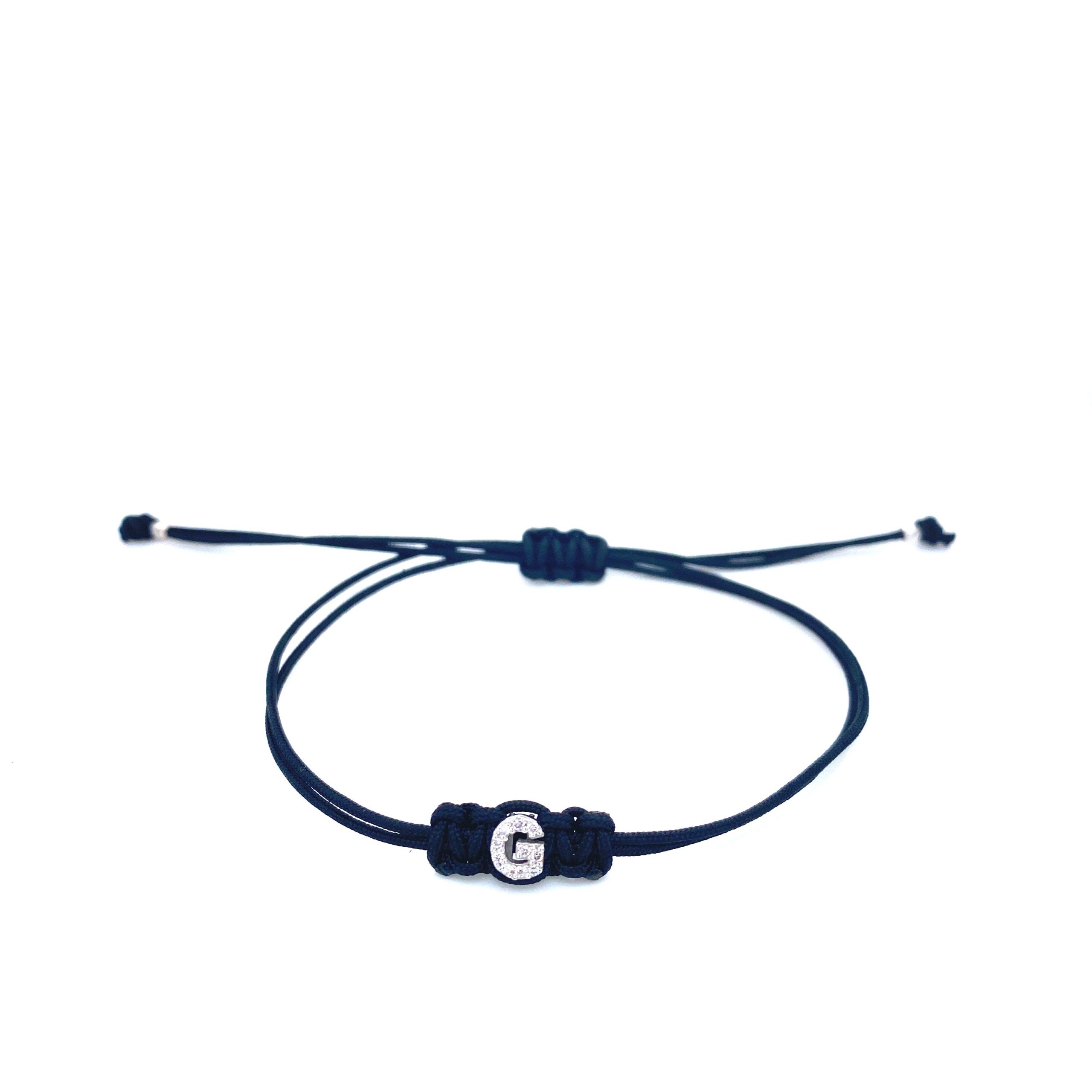 Bracelet With Small Initial G and Diamond