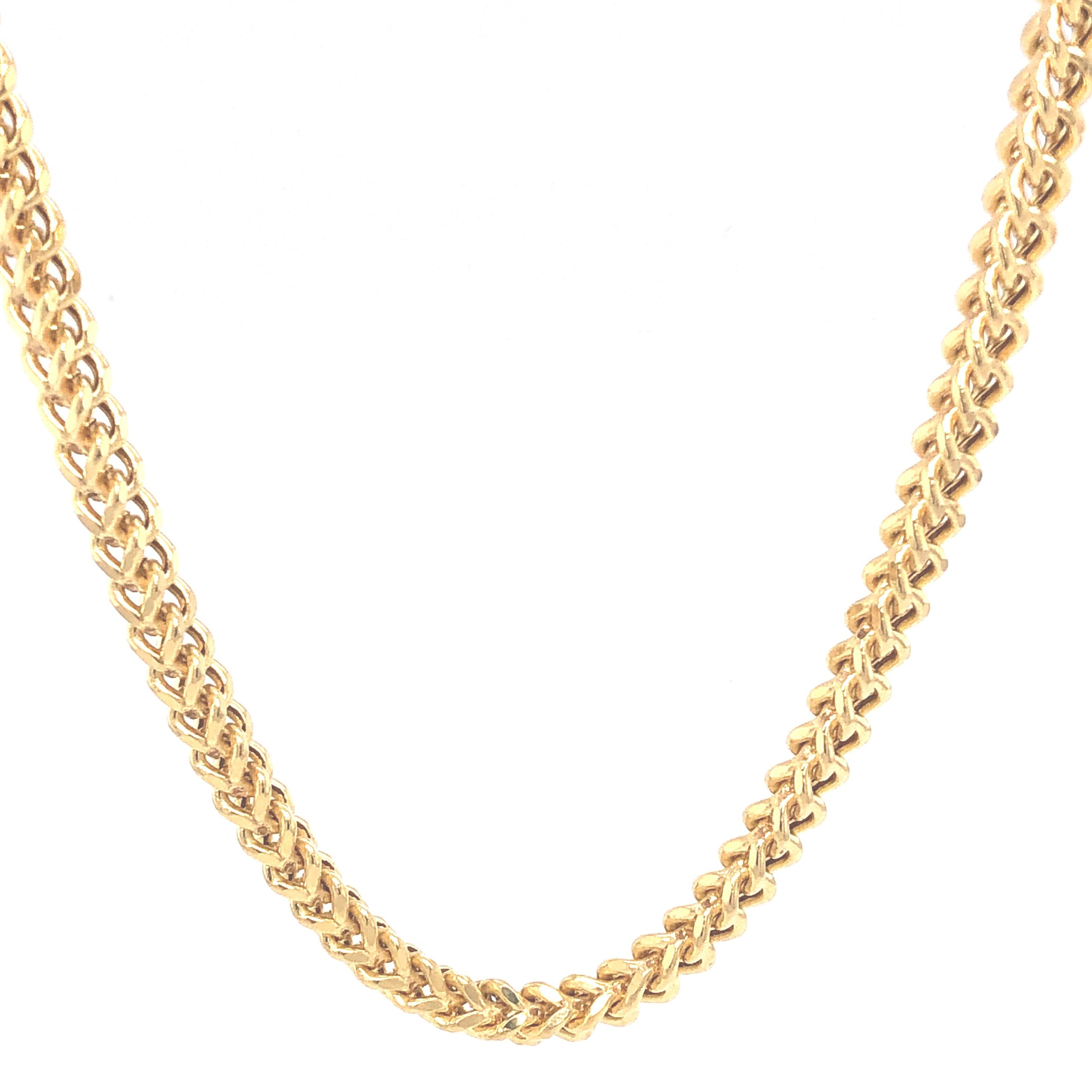 14K Franco Link Gold Chain (4mm)