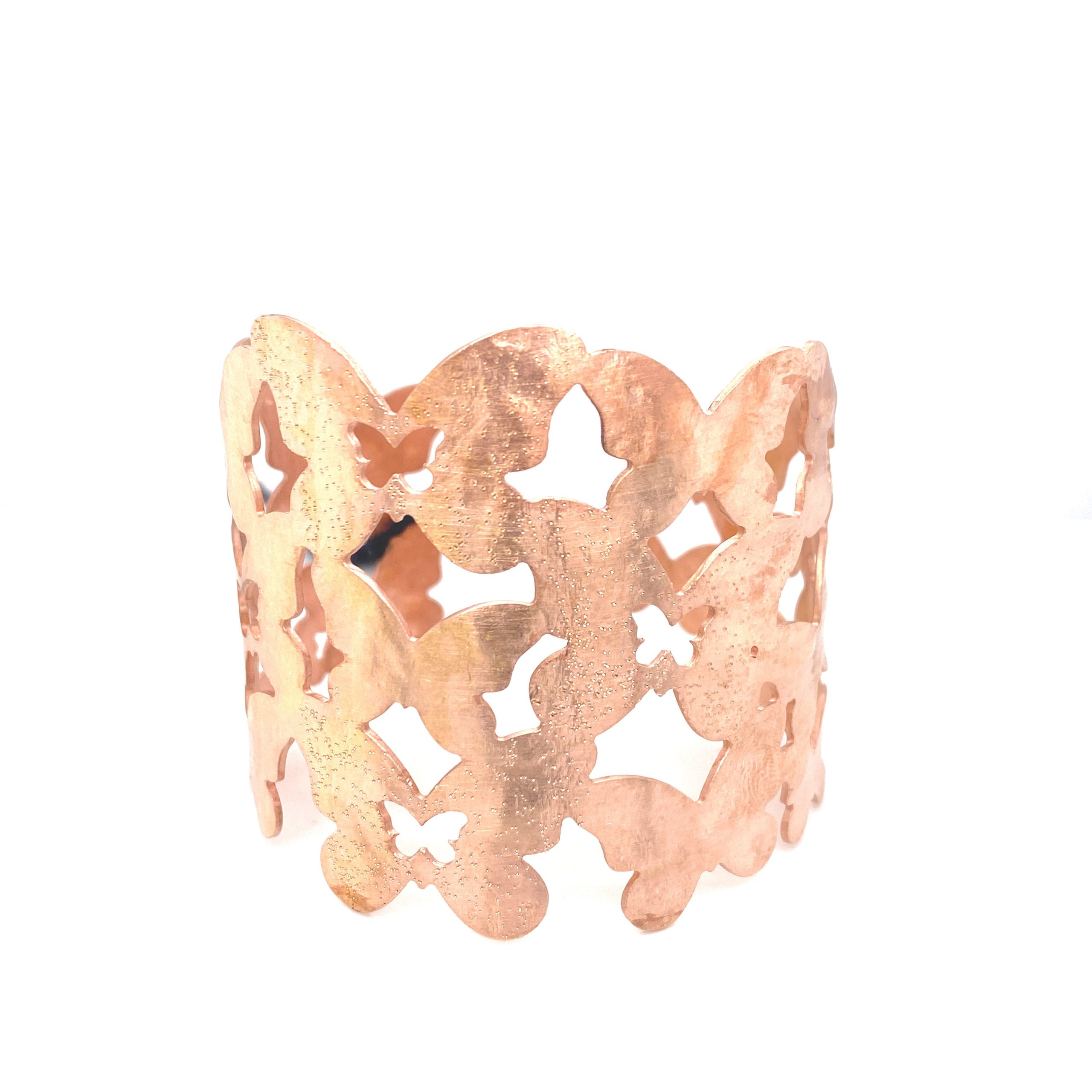 Desire Butterflies Bronze Wide Bangle