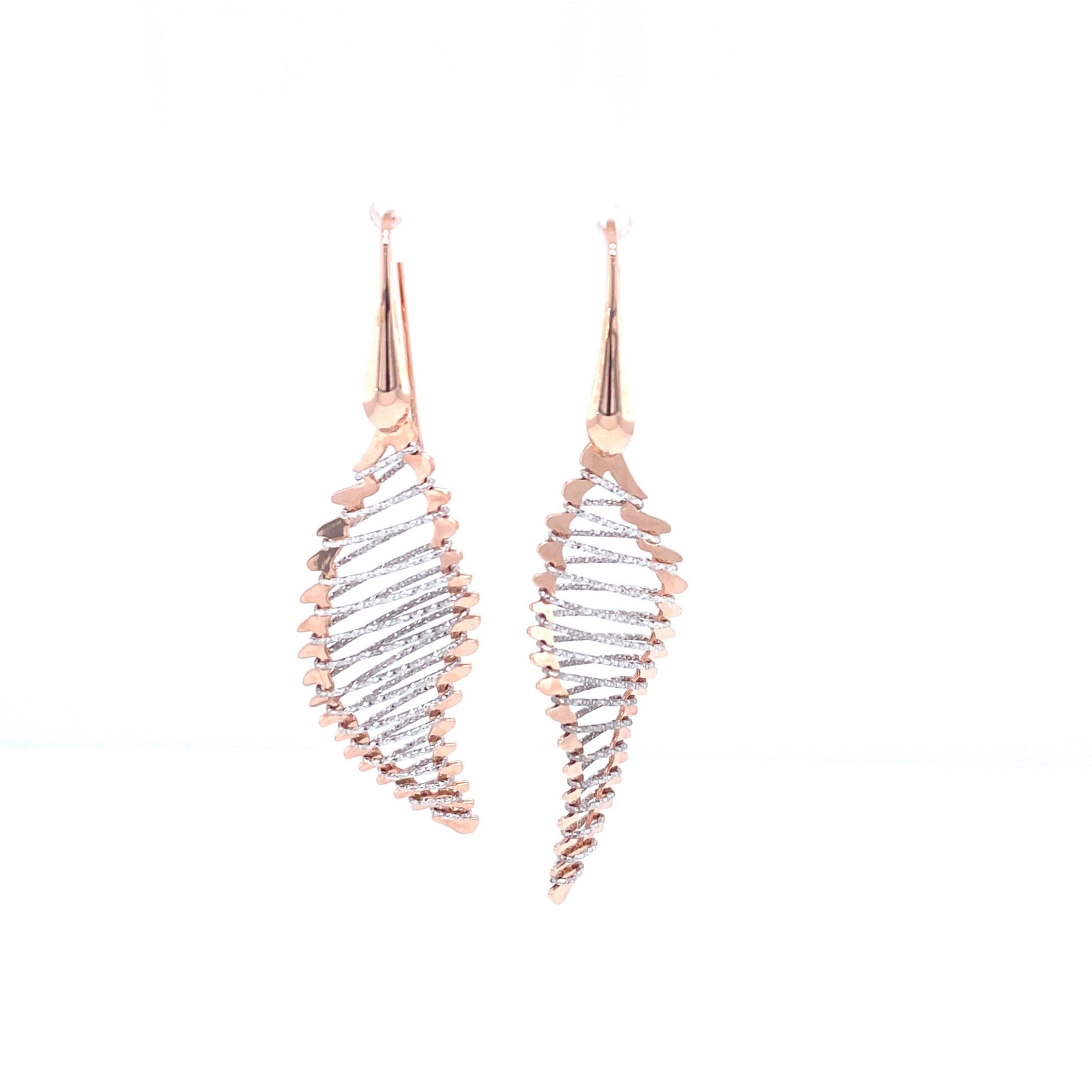 Evanescence Short Bronze/Brass Earrings