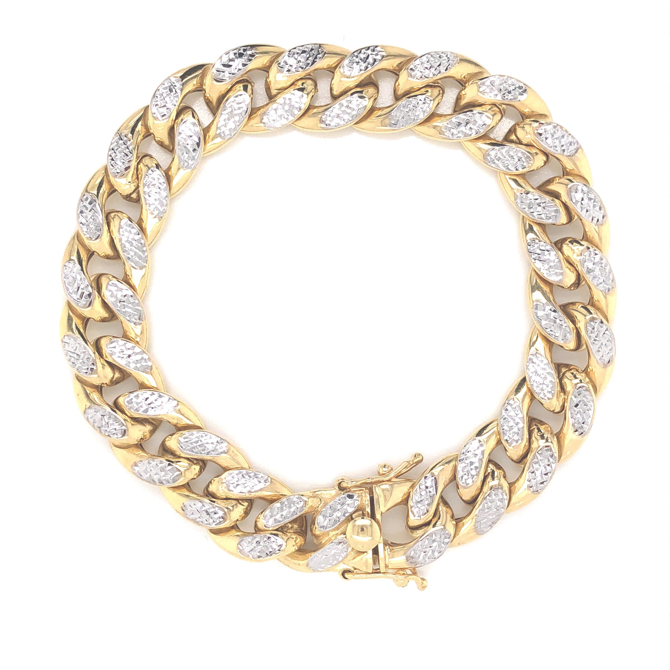Cuban Bracelet 2/t Pave