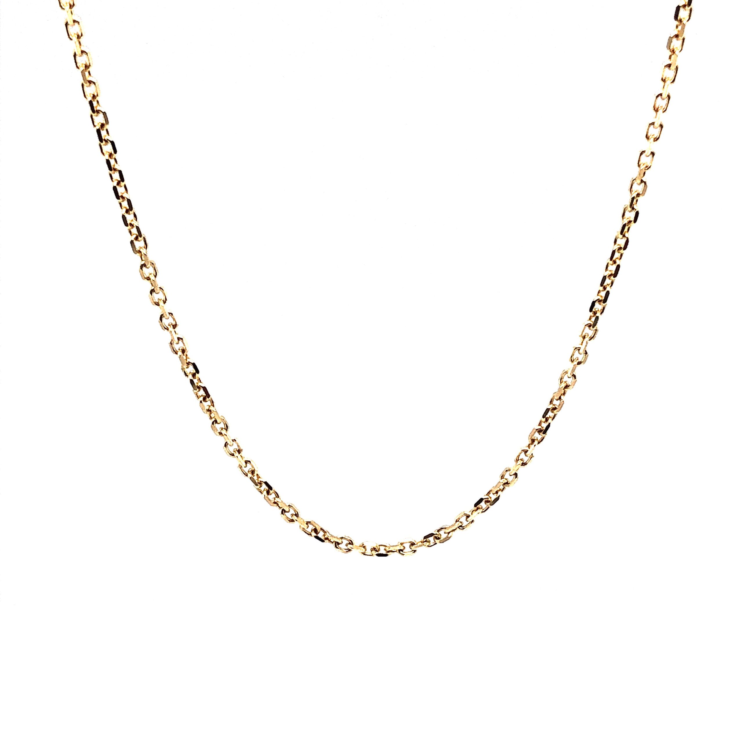 14K Rolo Link Gold Chain (0.9mm)