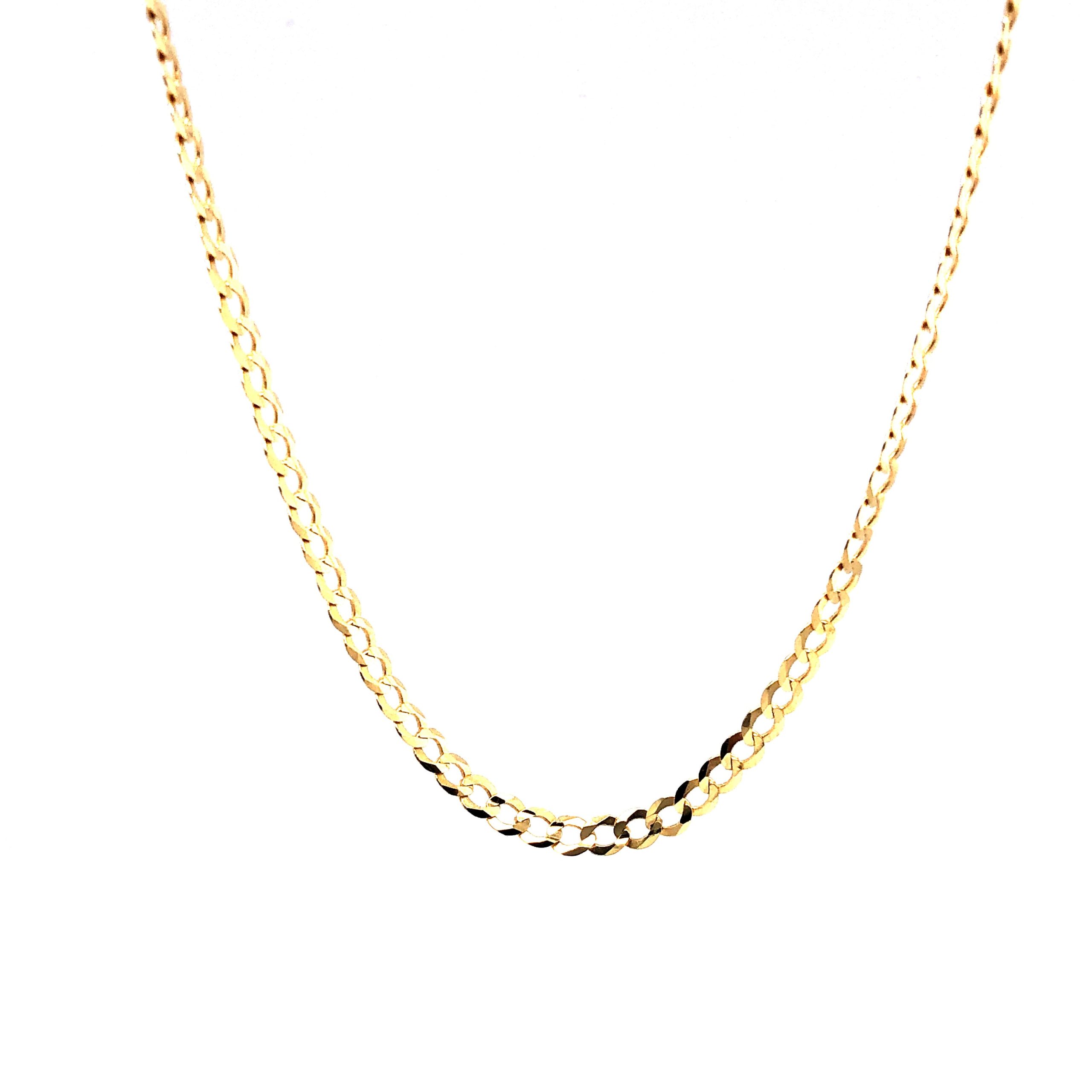 14K Cuban Link Gold Chain (2mm)