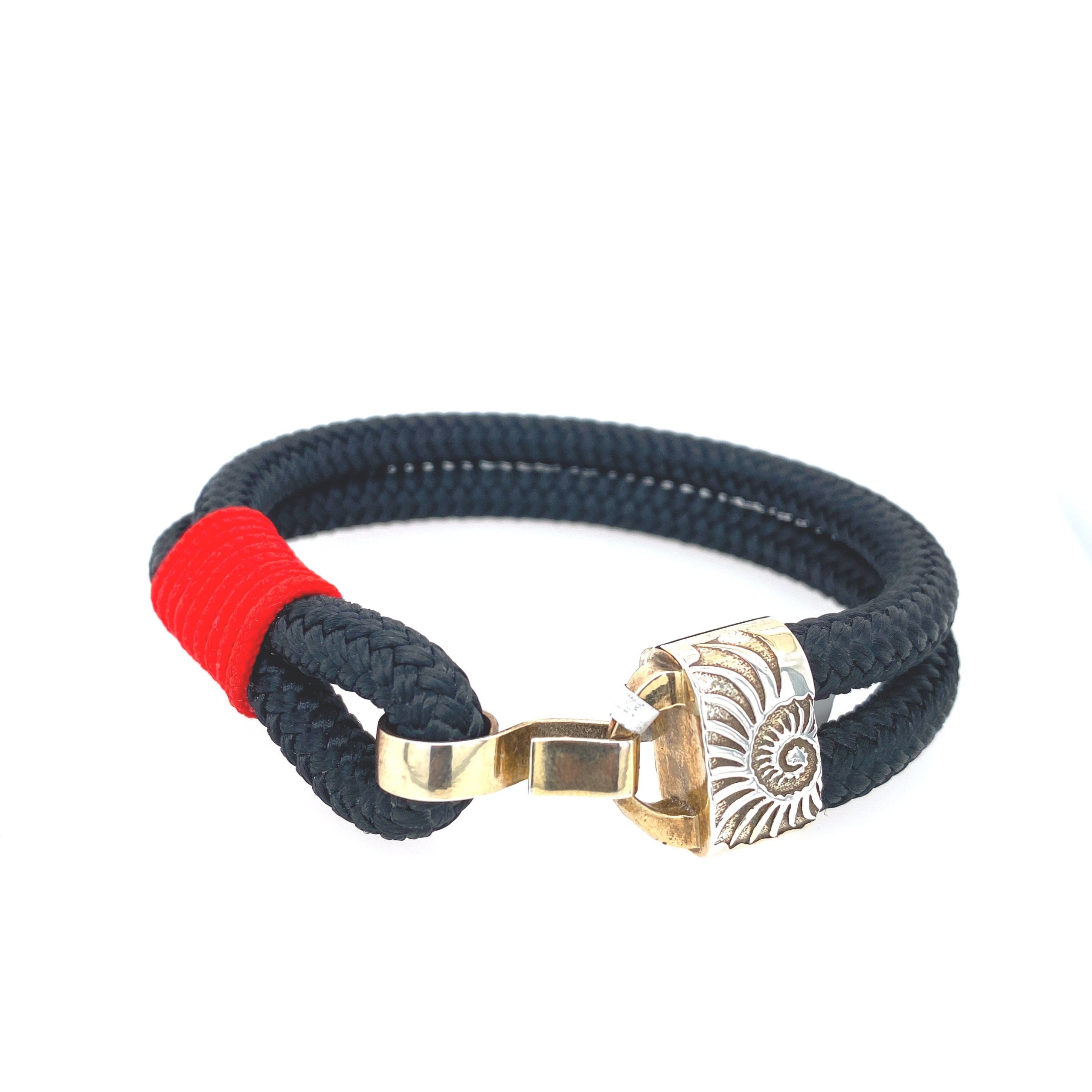 Black & Red Nautical Bracelet