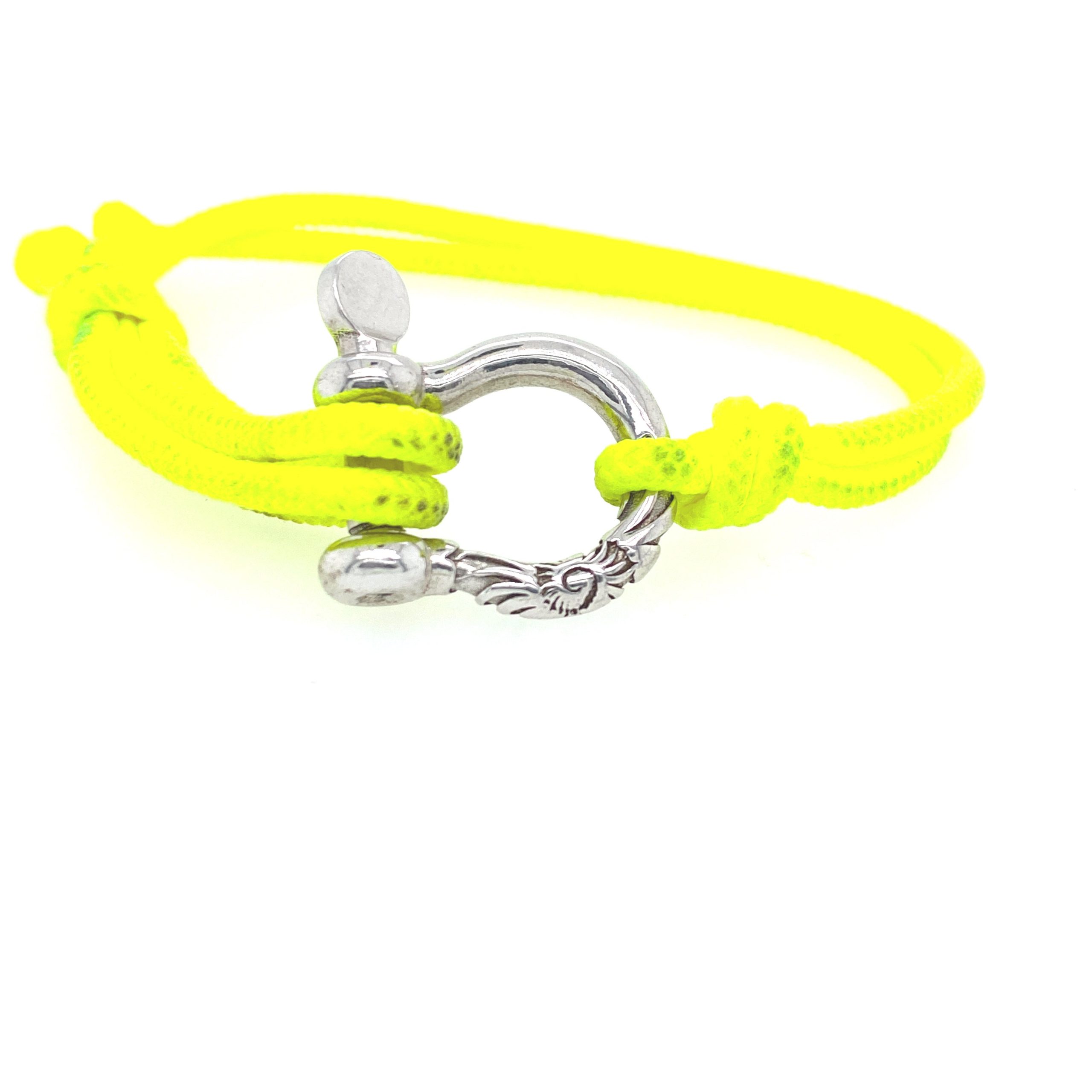 Neon Yellow Nautical Bracelet