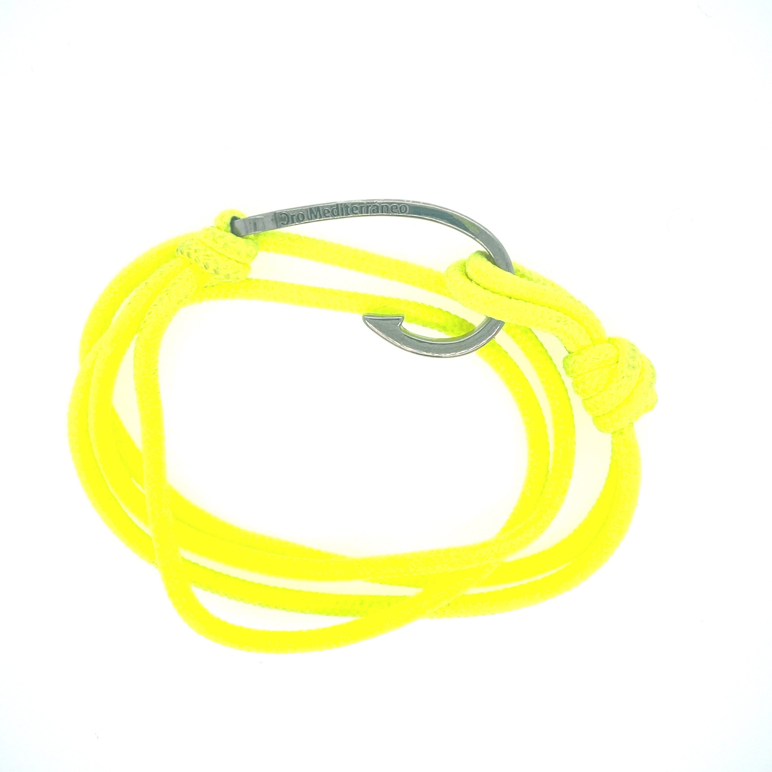 Neon Yellow Hook Nautical Bracelet