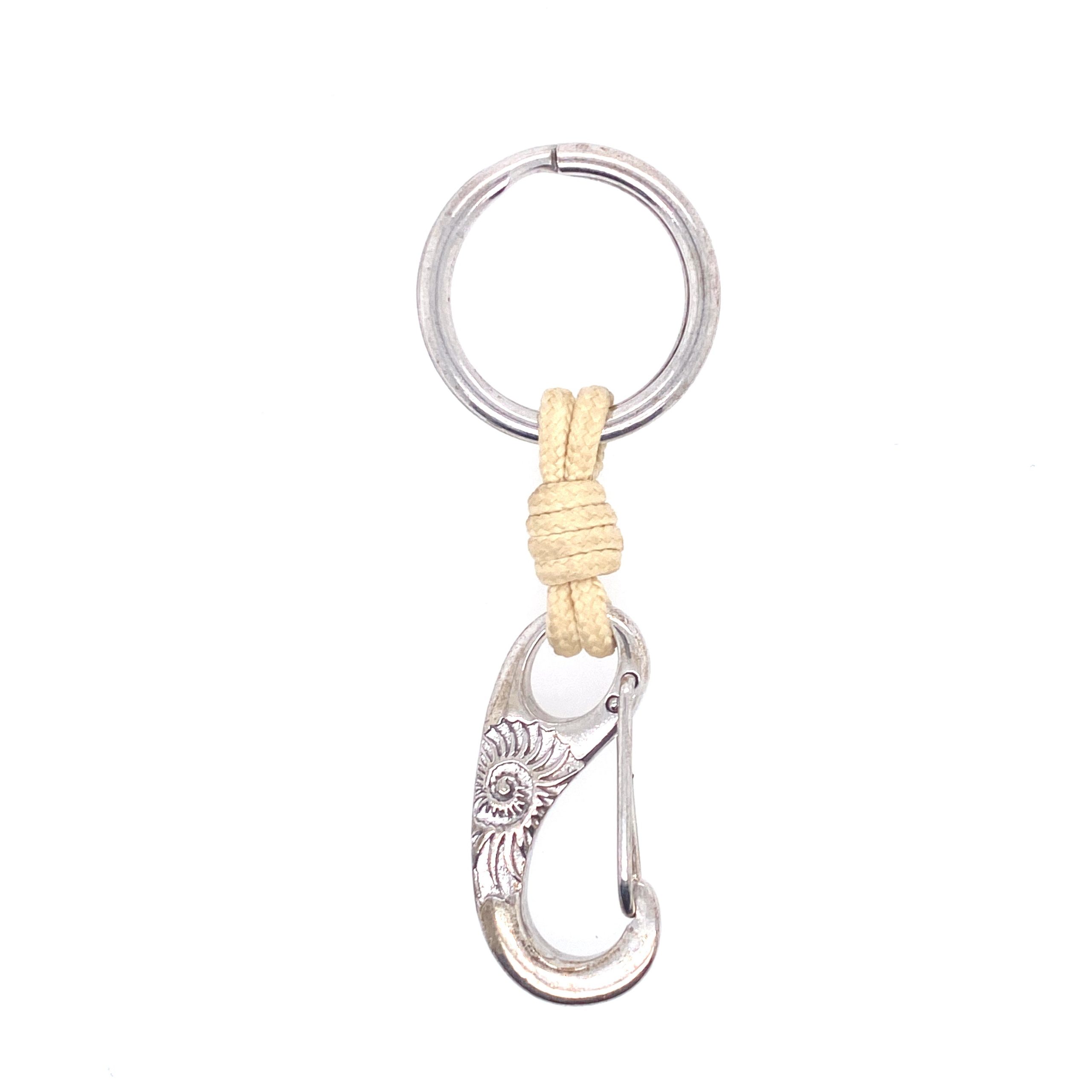 Champagne Rope Closed Hook Keychain