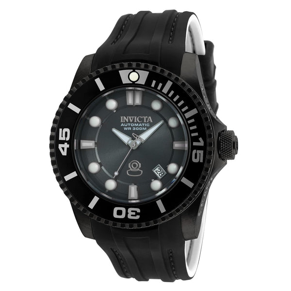 Invicta Men's 20206 Pro Diver Automatic Black and White Polyurethane Watch