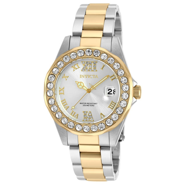 Invicta Women's 20215 Pro Diver Gold-Tone and Silver Stainless Steel Watch
