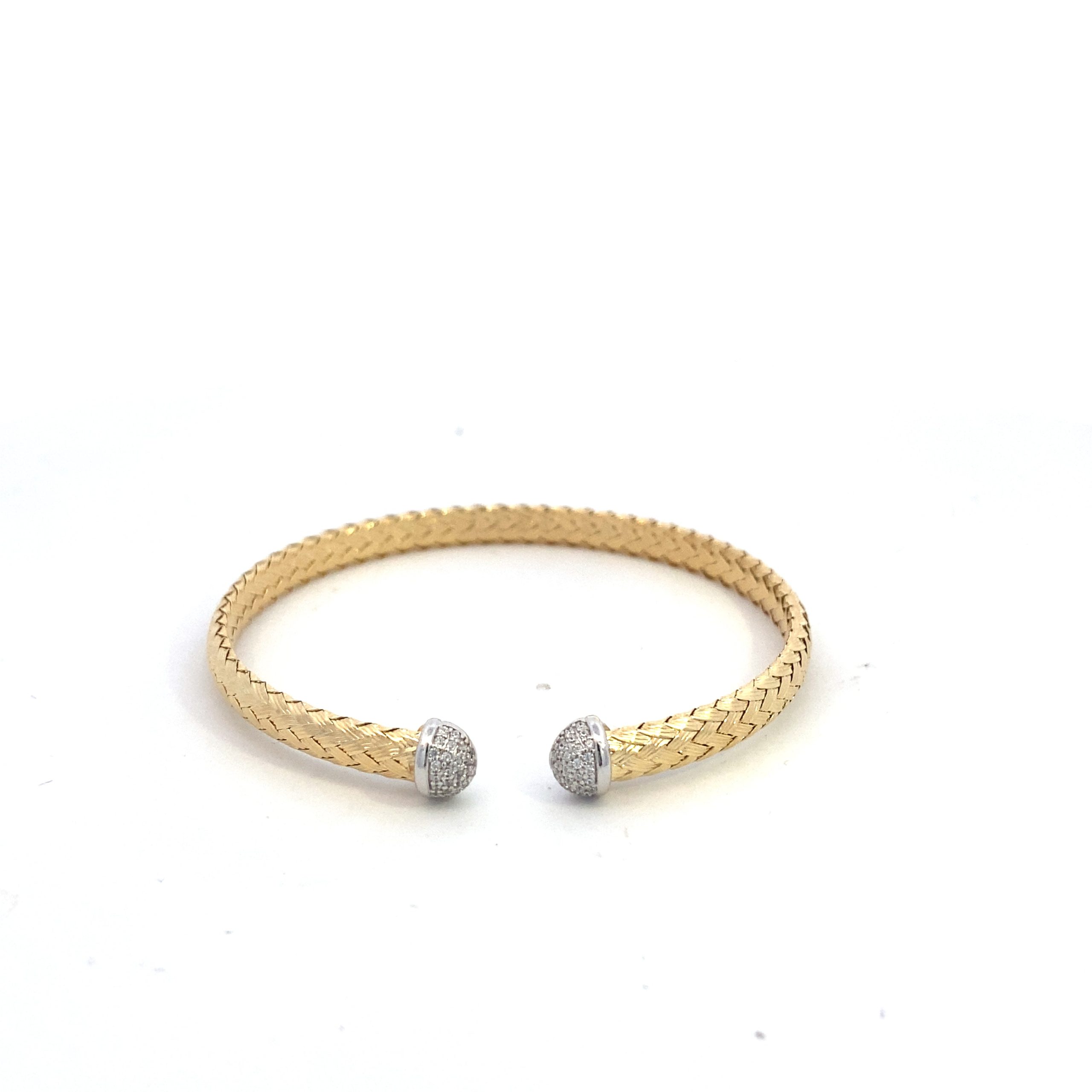 Two Tone Twist Bracelet