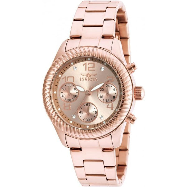 Invicta Women's 20267 Angel Rose-Tone Stainless Steel Watch