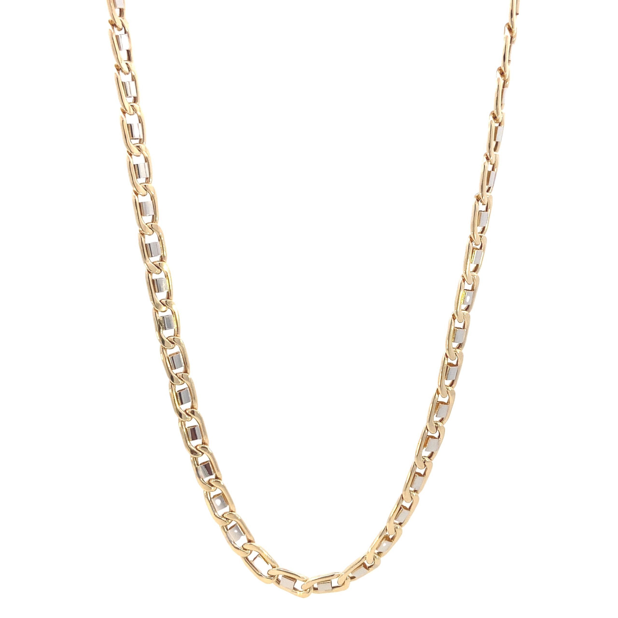 14K Gold 2-T Mariner Mesh Chain