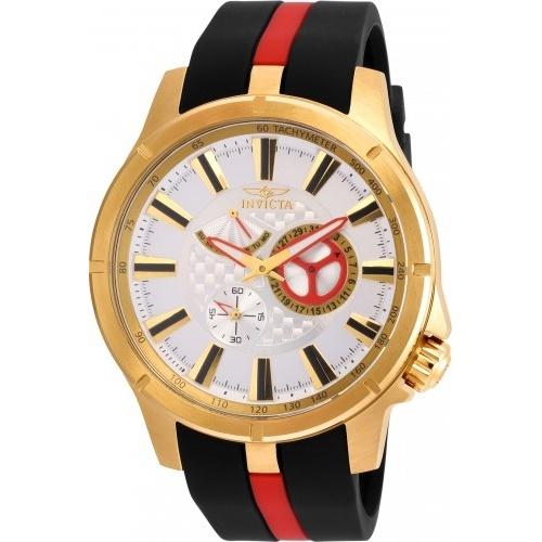 Invicta Men's 20333 S1 Rally Black and Red Polyurethane Watch