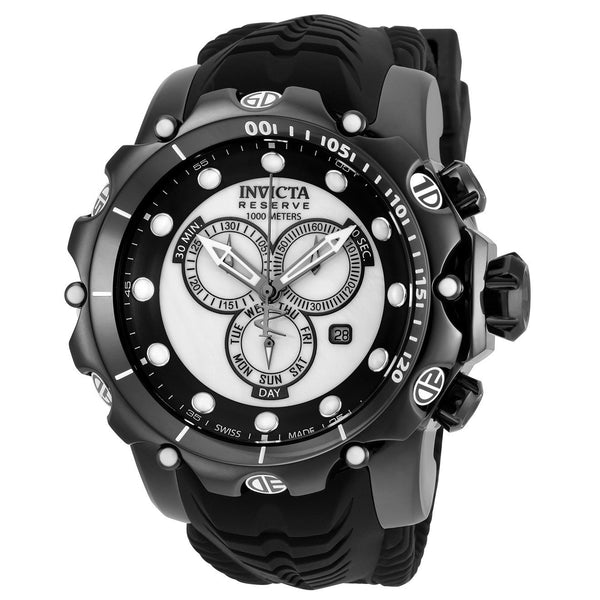 Invicta Men's 20398 Venom Chronograph Black Silicone Watch