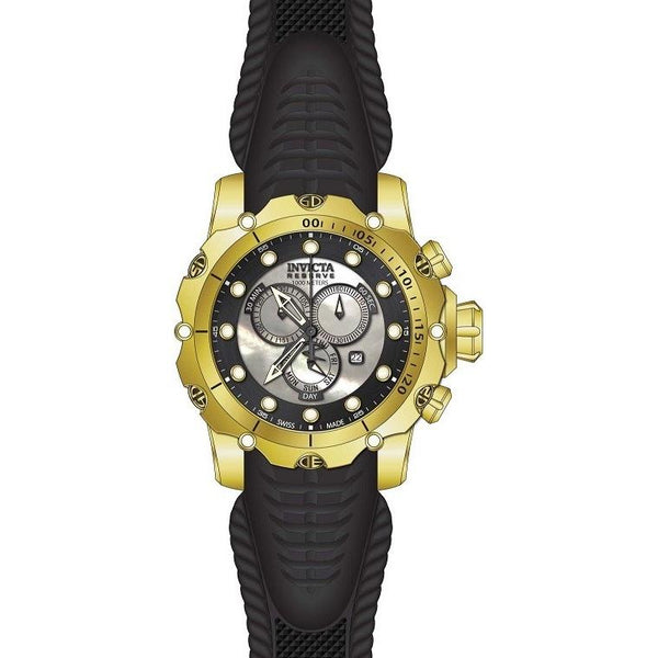 Invicta Men's 20400 Venom Chronograph Black Silicone Watch