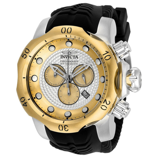 Invicta Men's 20441 Venom Chronograph Black Silicone Watch