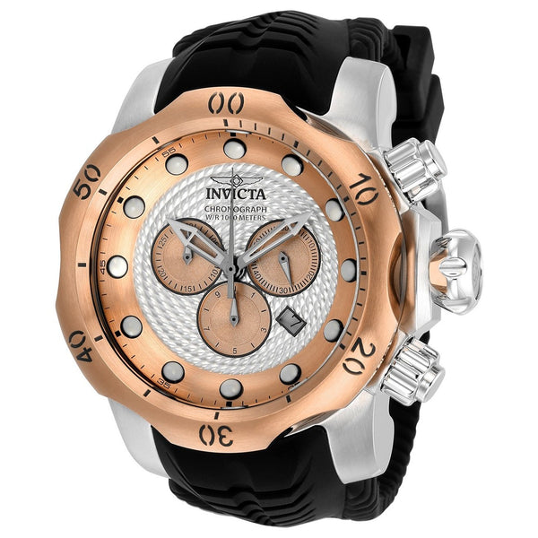 Invicta Men's 20442 Venom Chronograph Black Silicone Watch