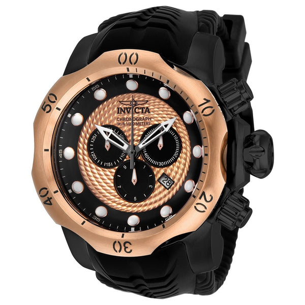 Invicta Men's 20445 Venom Chronograph Black Silicone Watch