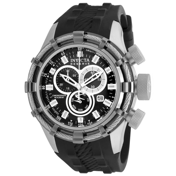 Invicta Men's 20447 Bolt Black Silicone Watch