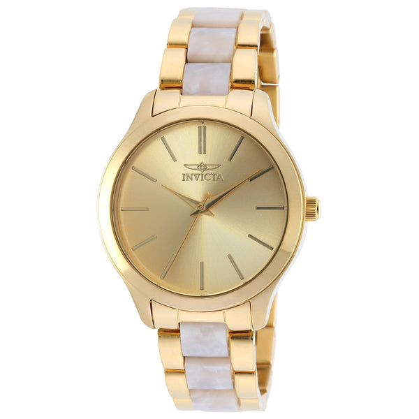 Invicta Women's 20496 Angel Gold-Tone and White Inserts Stainless Steel Watch