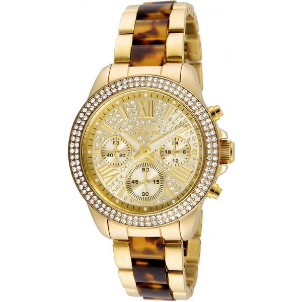 Invicta Women's 20509 Angel Brown and Gold-Tone Stainless Steel Watch