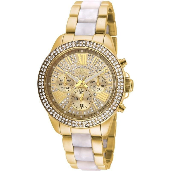 Invicta Women's 20511 Angel Multi-Function Gold-Tone Stainless Steel Watch