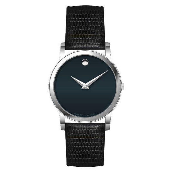 Movado Men's 2100007 Museum Black Leather Watch
