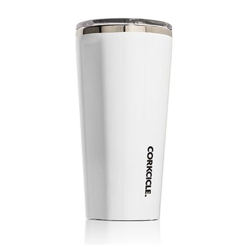 GLOSS WHITE TUMBLER (16oz)