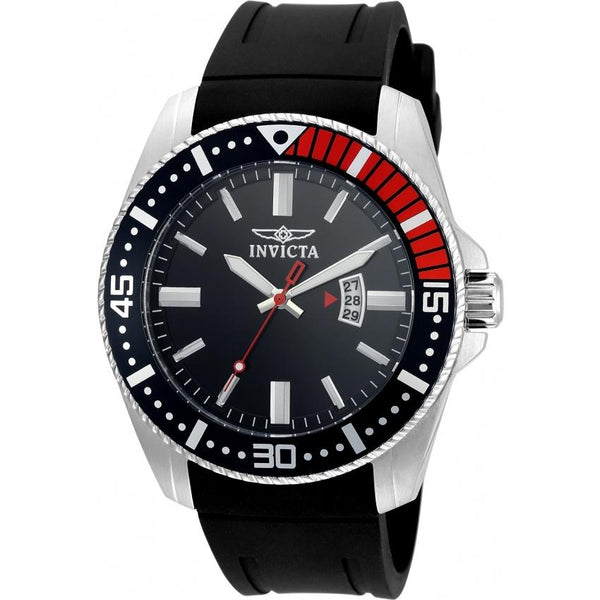 Invicta Men's 21445 Pro Diver Black Polyurethane Watch