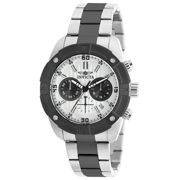 Invicta Men's 21471 Specialty Black and Silver Stainless Steel Watch