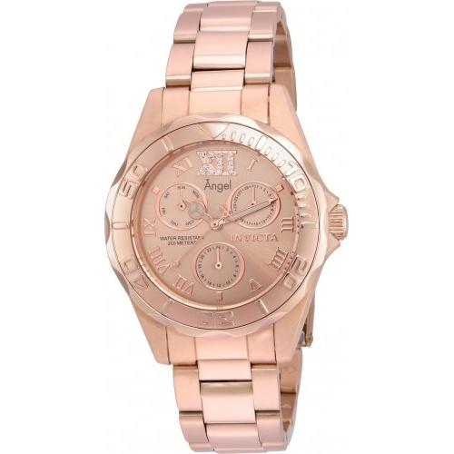 Invicta Women's 21698 Angel Rose-tone Stainless Steel Watch