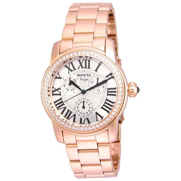 Invicta Women's 21706 Angel Rose-tone Stainless Steel Watch