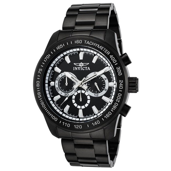 Invicta Men's 21815 Speedway Black Stainless Steel Watch