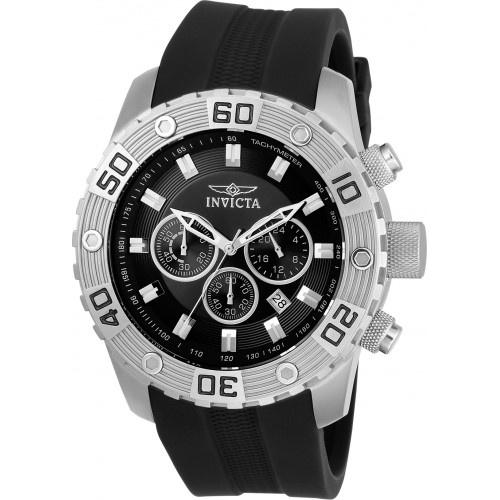 Invicta Men's 21825 Pro Diver Black Polyurethane Watch