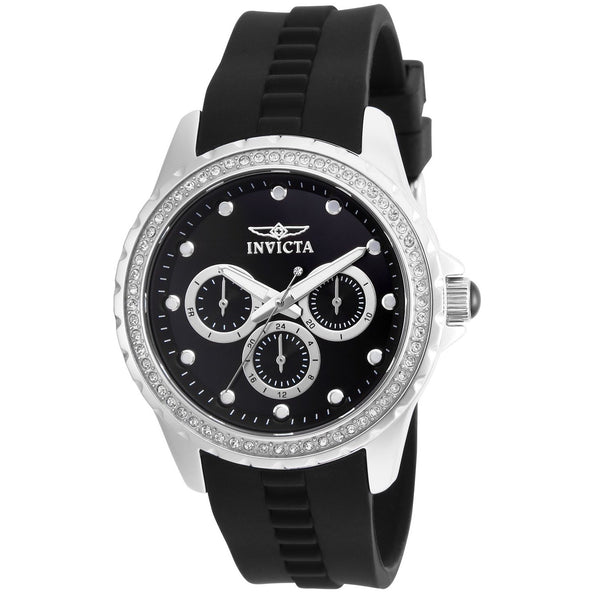 Invicta Women's 21903 Angel Black Polyurethane Watch