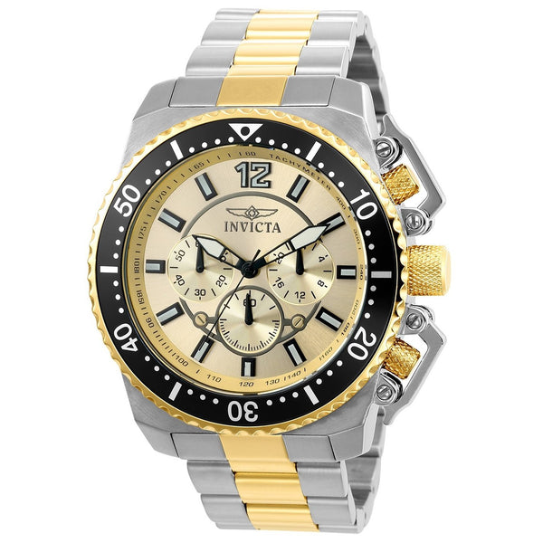 Invicta Men's 21955 Pro Diver Gold-Tone and Silver Stainless Steel Watch