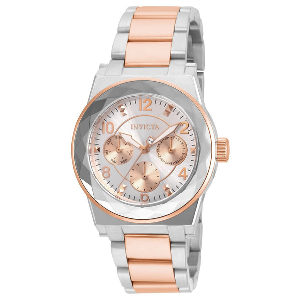 Invicta Women's 22109 Angel Rose-tone and Silver Stainless Steel Watch
