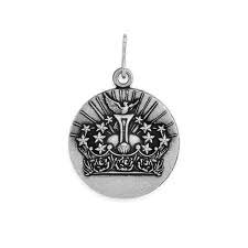 Queen Crown Charm (Silver)