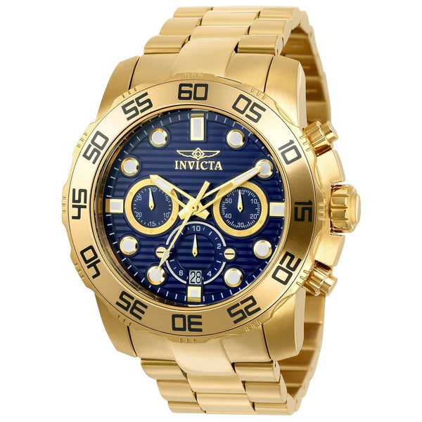 Invicta Men's 22228 Pro Diver Scuba Gold-Tone Stainless Steel Watch