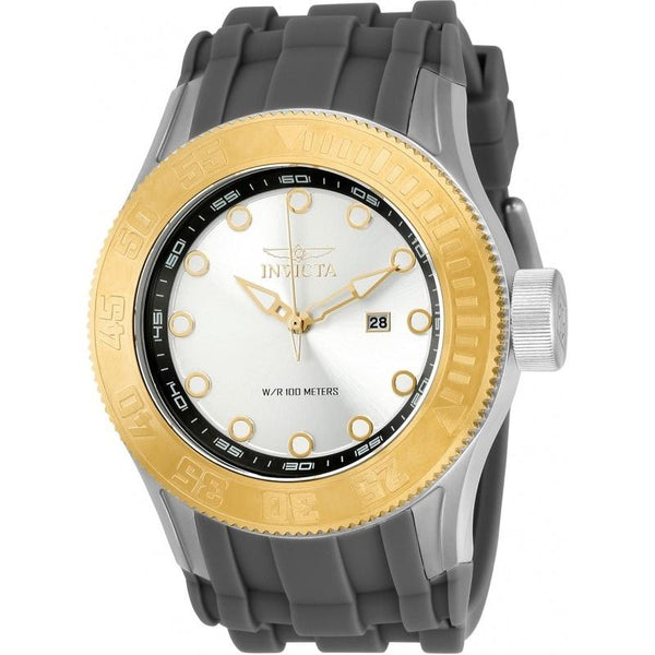 Invicta Men's 22241 Pro Diver Grey Silicone Watch