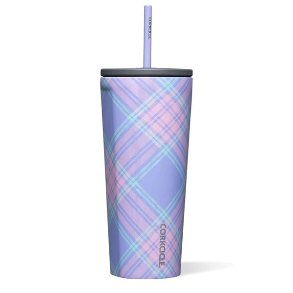 Cold Cup 24 oz Springtime Plaid